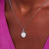 Stainless steel ketting met I am enough