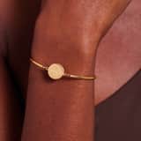 Armband aus Edelstahl, vergoldet, Mama