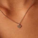 Myla stainless steel ketting met hart voor dames