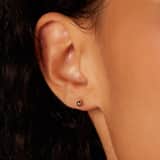 Edelstahlohrringe, Kugel, 3mm