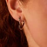 Stainless steel oorringen hart voor dames