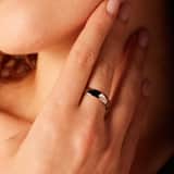Ring aus Edelstahl, 5 mm