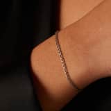 Armband mit Figaroglied aus Edelstahl, 2 mm