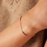 Zilveren armband bolletjes