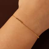Zilveren goldplated armband voor dames