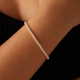 Zilveren armband parel
