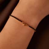 Tennisarmband aus Edelstahl, vergoldet, Widder/Aries