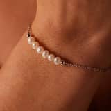 Zilveren armband zoetwaterparel