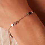Armband aus Edelstahl mit Anhänger flach/rund
