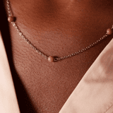 Stainless steel ketting gemstone rhodonite voor dames