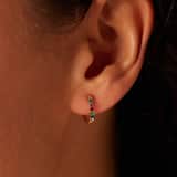 Ohrringe, 585 Gold, Diamant (0,03 ct)
