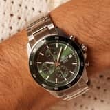 Edifice Uhr mit Armband aus Edelstahl EFR-526D-3AVUEF