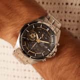 Edifice Uhr mit Armband aus Edelstahl EFR-556D-1AVUEF