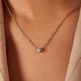 Regal cadeauset horloge met gratis collier zilverkleurig
