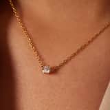 Regal cadeauset horloge met gratis collier bicolor