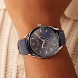 Regal heren horloge met blauwe band