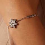 Guess Armband aus Edelstahl, WHITE LOTUS