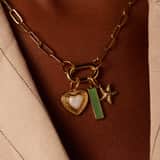 Stainless steel goldplated hanger zeester voor dames