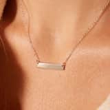 Zilveren ketting bar