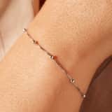Armband aus 925er Silber, venezianische Kugel