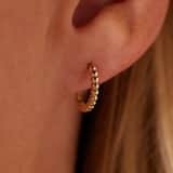 Ohrring aus 375er Gold, Kugel