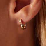 Ohrringe aus 375er Gold, Herz