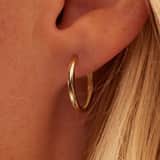 14 Karaat gouden oorringen 14,5mm