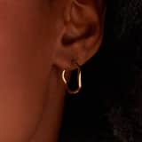 Ohrringe aus 375er Gold, Welle