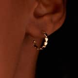 Ohrring aus 585er Gold, Herzglied