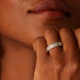Zilveren ring baguette zirkonia
