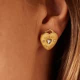 Guess stainless steel goldplated oorbellen AMORE