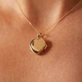 9 karaat hanger hart medaillon 