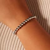 Stainless steel kralenarmband voor dames