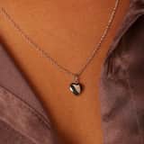 Zilveren ketting met hanger voor dames