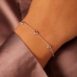 Silbernes Fantasiearmband für Damen