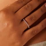 Zilveren ring met zirkonia voor dames