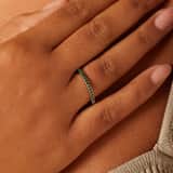 Silberner Ring mit Zirkonia für Damen