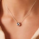 Zilveren ketting met hanger voor dames