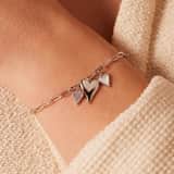 Zilveren armband met hanger voor dames