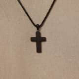 Stainless steel herenketting met hanger skruis