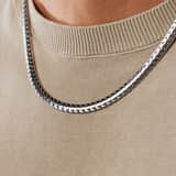 Stainless steel herenketting 