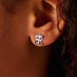 Silberne Kinderohrringe Panda