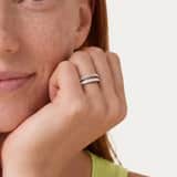 Edelstahlring mit Zirkonia für Damen