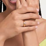 Stainless steel ring met zirkonia voor dames