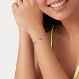Stainless steel fantasiearmband voor dames