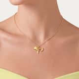 Zilveren goldplated hanger voor dames