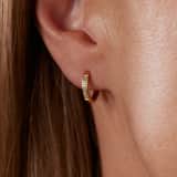Stainless steel oorringen met zirkonia voor dames