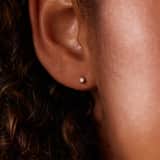 14 karaat gouden oorknoppen met zirkonia 2mm