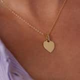 Zilveren ketting met hanger met zirkonia voor dames