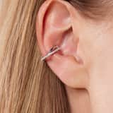 Zilveren earcuff met zirkonia